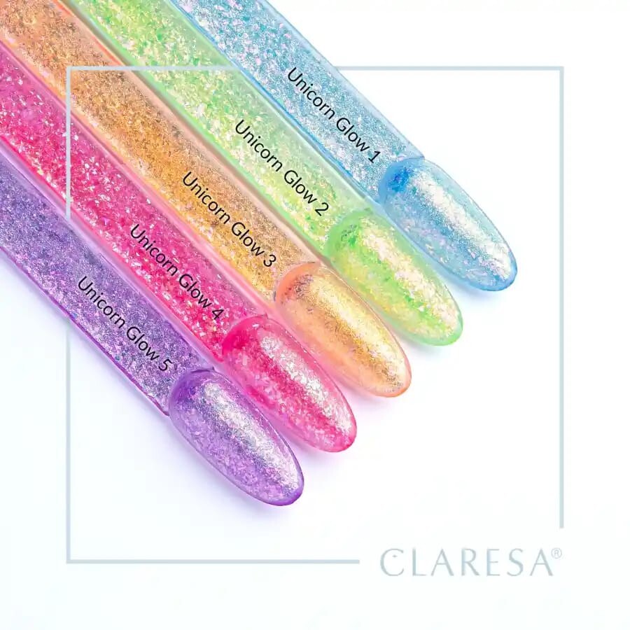 Unicorn Glow. ESMALTE SEMIPERMANENTE CLARESA 5ml.